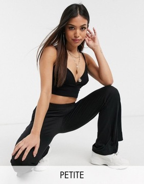 MISSGUIDED SPODNIE DRESOWE CZARNE LUŹNE 34 XS 1AAA