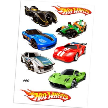 NAKLEJKI NAGRODY MOTYWACYJNE auta hot wheels 860