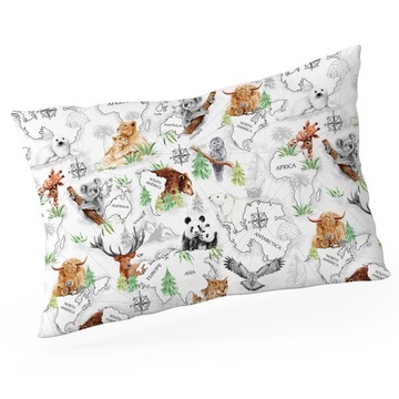 POSZEWKA NA PODUSZKĘ 40x60 BAWEŁNA ZAMEK WZORY!