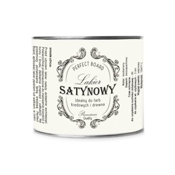 LAKIER SATYNOWY do renowacji mebli BEZBARWNY 0,5 L