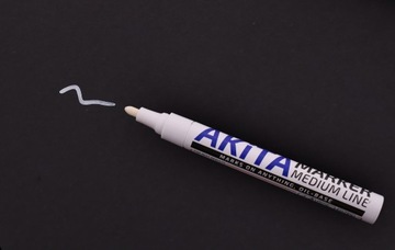 Marker budowlany lakierowy olejny BIAŁY
