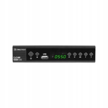 Dekoder DVB-T2 H.265 HEVC Tuner Telewizji Cyfrowej Naziemnej Cabletech