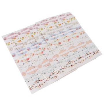 Портативные этикетки для бутылок с маслом на 4 листа