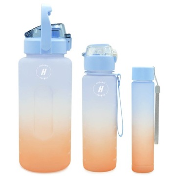 БУТЫЛКА ДЛЯ ВОДЫ БУТЫЛКА С МЕРНОЙ СОЛОМОЙ НАПОМИНАНИЕ FITNESS GYM 2L