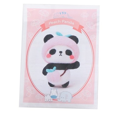 Набор для валяния иглой, шерстяная фруктовая кукла, упаковка ручной работы