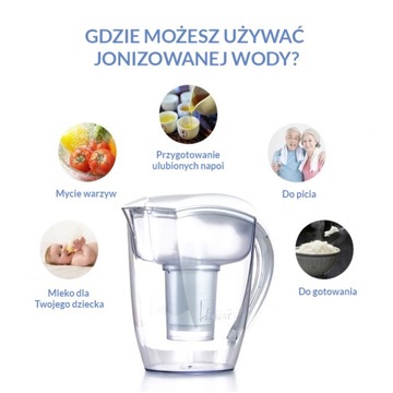 Кувшин для ионизирующей воды EHM 3,5 л, ЧЕРНЫЙ
