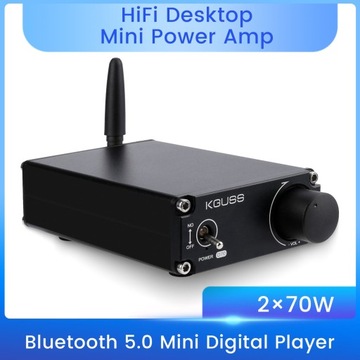 Wzmacniacz cyfrowy Bluetooth KGUSS D70