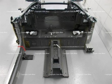 Lamborghini Gallardo 2008 задняя часть шасси