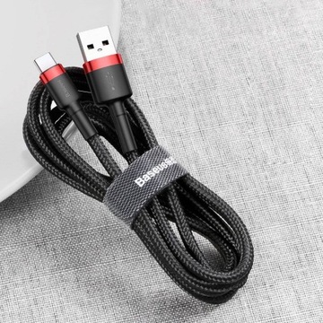 Нейлоновый кабель Baseus USB TYPE C USB-C 2A, 3M