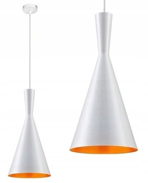 Lampa Wisząca Costa B Biała Sufitowa Toolight