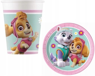 НАБОР ТАРЕЛОК, КРУЖКИ, PAW PAW PATROL ДЕНЬ РОЖДЕНИЯ