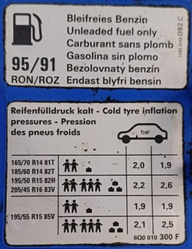 VW POLO IV 9N 03 R КРЫШКА ТОПЛИВНОГО БАКА