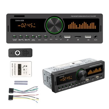 RADIO SAMOCHODOWE 1DIN AUX SD GPS BLUETOOTH MP3