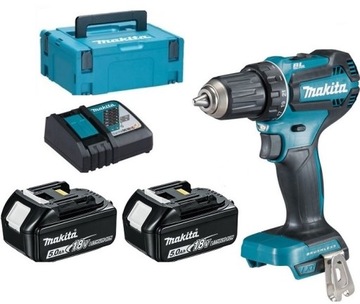 Wkrętarka MAKITA DDF485RTJ 18V 2x5,0Ah + MAKPAC