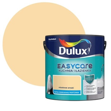 DULUX EASY KUCHNIA ŁAZIENKA Miodowe smaki 2,5L Mat FARBA DO ŚCIAN I SUFITÓW