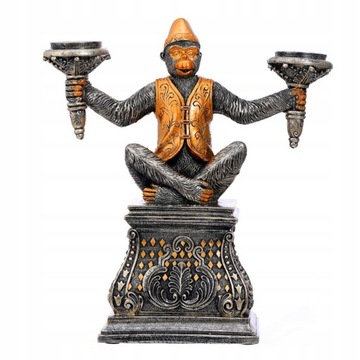 Świeca Decor Mantel Monkey Dekoracje