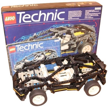 LEGO CLASSIC TECHNIC 8880: ИНСТРУКЦИЯ В КОРОБКЕ, уникальный НАБОР