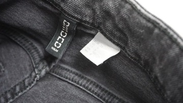 H&M spodnie jeansy rurki z wysokim stanem r 38