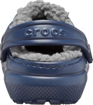 CHODAKI DLA DZIECI CROCS LINED CLOG GRANATOWE 207009 459 r 22-23