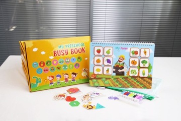 ИГРУШКА ДЛЯ РАННЕГО ОБУЧЕНИЯ МОНТЕССОРИ КНИГА