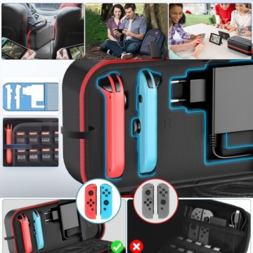 УСИЛЕННЫЙ ЧЕХОЛ ДЛЯ NINTENDO SWITCH / OLED ЧЕРНЫЙ