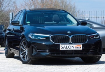 BMW Seria 5 G30-G31 Touring Plug-In 2.0 530e 292KM 2022 BMW 530e 292ps Panorama Hak ACC 4xKlima HiFi 18” Webasto Kamera Sam Parkuje, zdjęcie 28