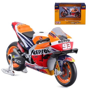 Honda Repsol 2021 MotoGp #93 Marc Marquez model skala 1:18 Maisto
