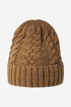 Kangol czapka Cable Beanie HEATHER kolor brązowy z grubej dzianiny K3376HT-