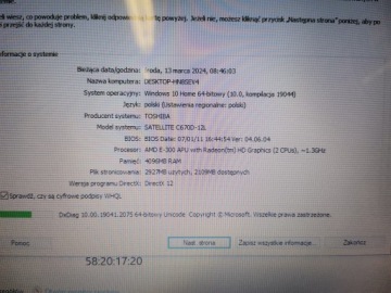 Материнская плата Toshiba C670 Hannstar J MV-4 94V-0