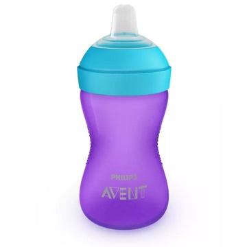 AVENT KUBEK DO SAMODZIELNEGO PICIA NIEKAPEK 300ML SILIKONOWYM USTNIKIEM 9M+