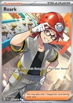 Oryginalna Karta Pokemon Paradox Rift - Roark PAR 242