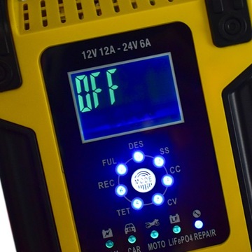 FoxSur 12В 12А 10А десульфативный выпрямитель