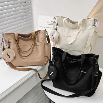 ШКОЛЬНАЯ СУМКА ЖЕНСКАЯ, МОЛОДЕЖНАЯ, ЧЕРНАЯ, СУМКА НА ПЛЕЧЕ, МОЛНИЯ, КОШЕЛЕК