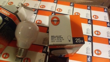 Традиционная лампа OSRAM 25W 25W E27, БЕЛАЯ МАТОВАЯ