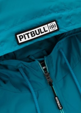 Męska Kurtka Wiosenna z Kapturem Wiatrówka Pitbull Limited Athletic Logo