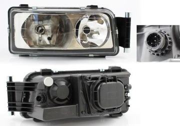 REFLEKTOR MAN TGA TGL TGM PRAWY H7 + H1 BEZ RAMKI