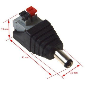 Силовой трансформатор, разъем постоянного тока 2,1/5,5 клеммы