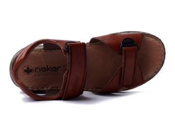 Sandały męskie RIEKER 21461-24 brown r43