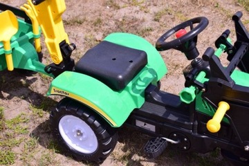 ПЕДАЛЬНЫЙ ТРАКТОР С ПРИЦЕПОМ И ЭКСКАВАТОРОМ/ TR3007