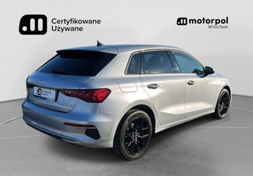 Audi A3 8Y Sportback 1.5 35 TFSI 150KM 2022 Audi A3 Sportback Advanced, ACC, Podgrzewane fotele, Swiatla na zla pogode, zdjęcie 12