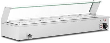 Мармит-бар-буфет с крышкой 4 x GN 1/2 2000 Вт