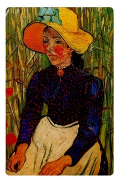 Magnes Vincent Van Gogh 1890 Młoda wieśniaczka