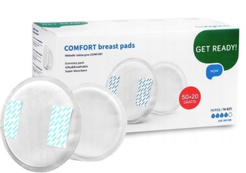 BABYONO WKŁADKI LAKTACYJNE COMFORT ŻELOWE 70SZT