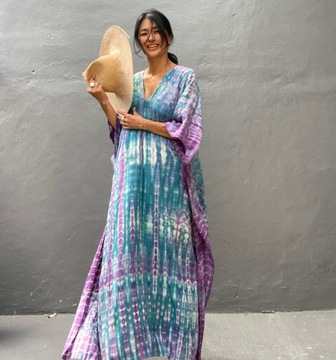 ПАРЕО ТУНИКА БОХО ЛЕТНЕЕ ПЛАТЬЕ ДЛИННАЯ КЕПКА