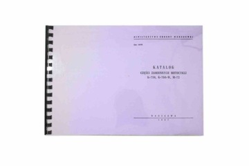 KATALOG CZĘŚCI ZAMIENNYCH K-750 K-750-W M-72