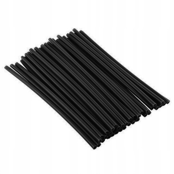 NAKŁADKI NA SZPRYCHY - 2 KOŁA - 36 SZTUKI CZARNE