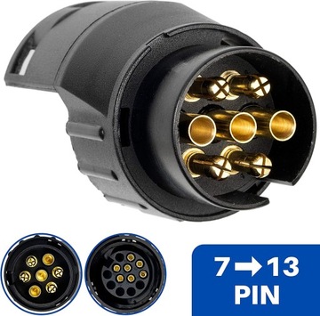PRZEJŚCIÓWKA ADAPTER 7/13 WTYCZKA GNIAZDO PRZYCZEP