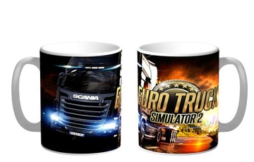 KUBEK Euro Truck Simulator Prezent + IMIĘ KARTONIK