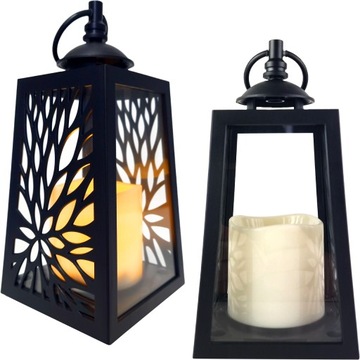Декоративный садовый фонарь Светодиодный фонарь со свечой и батарейным отсеком