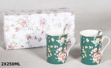 Kubki z łyżeczkami porcelana nr.AH0865 a